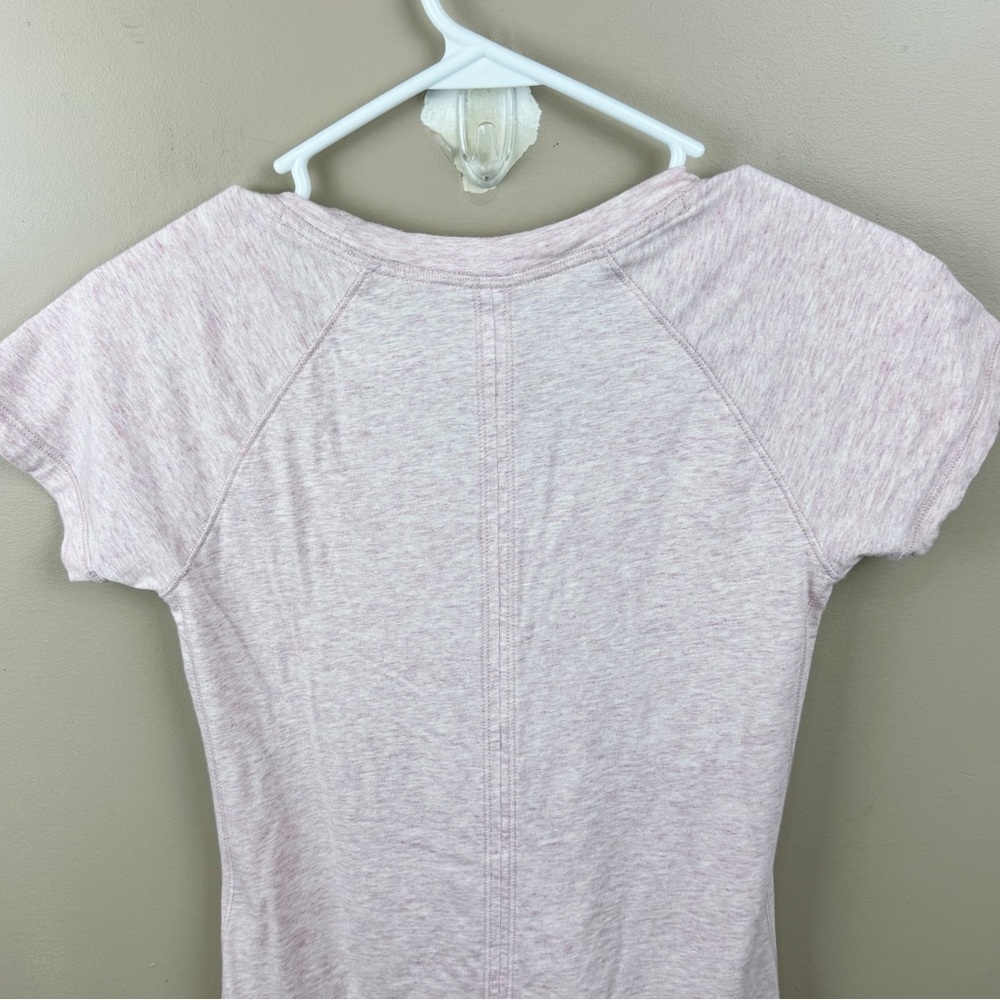 Calia by Carrie Underwood Pink Modal Blend Heathered Short Sleeve Tee Size S - Picture 5 of 8